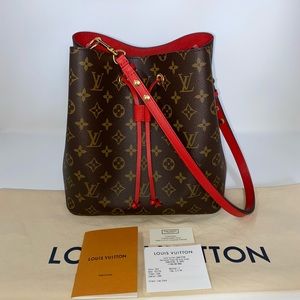 Authentic Louis Vuitton Neo Noe Poppy